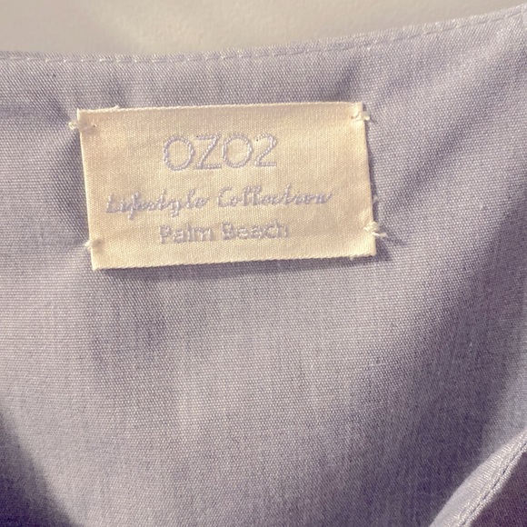 OZ02?Diana Vapsve designer size medium large dress color gray ruffles - Picture 8 of 8